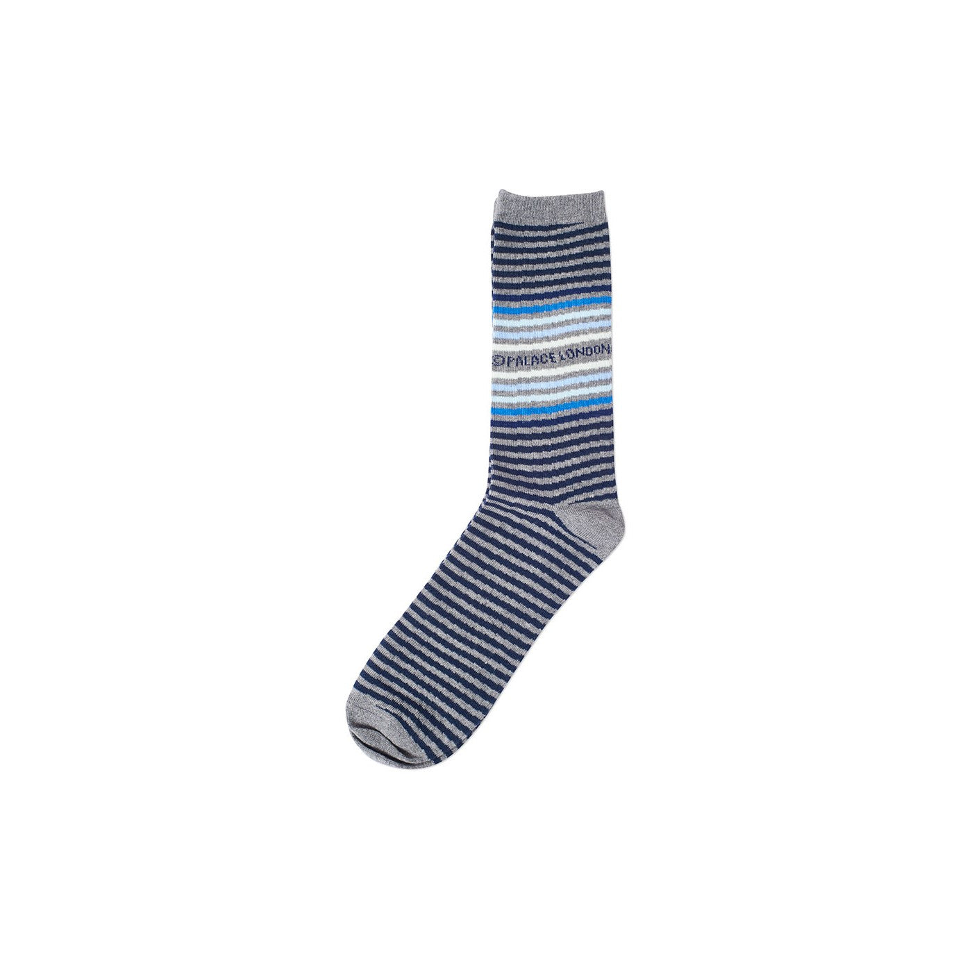 Palace Wavey Stripe Sock Grey Marl