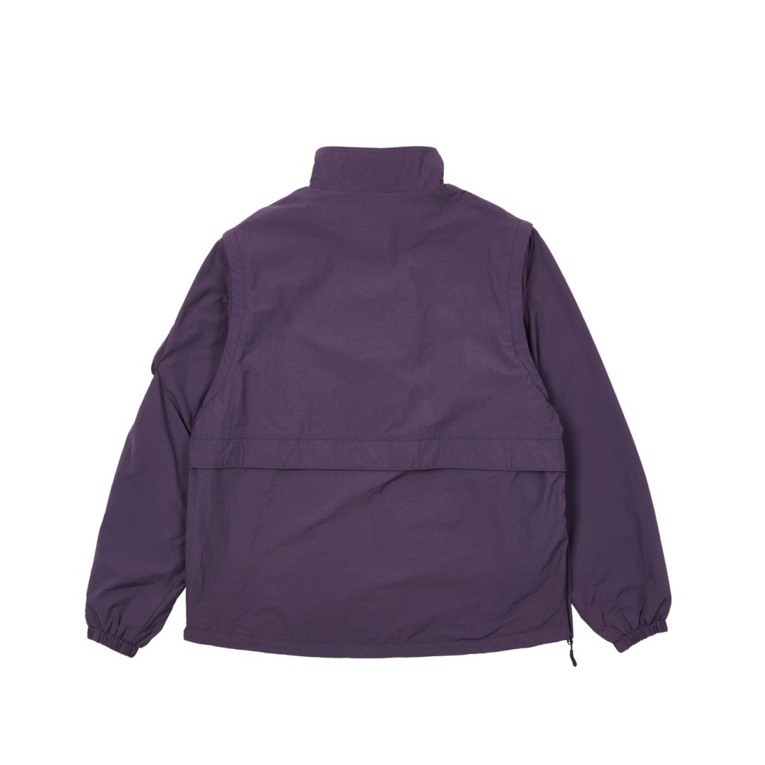 Palace Zip Off Gilet Jacket Purple