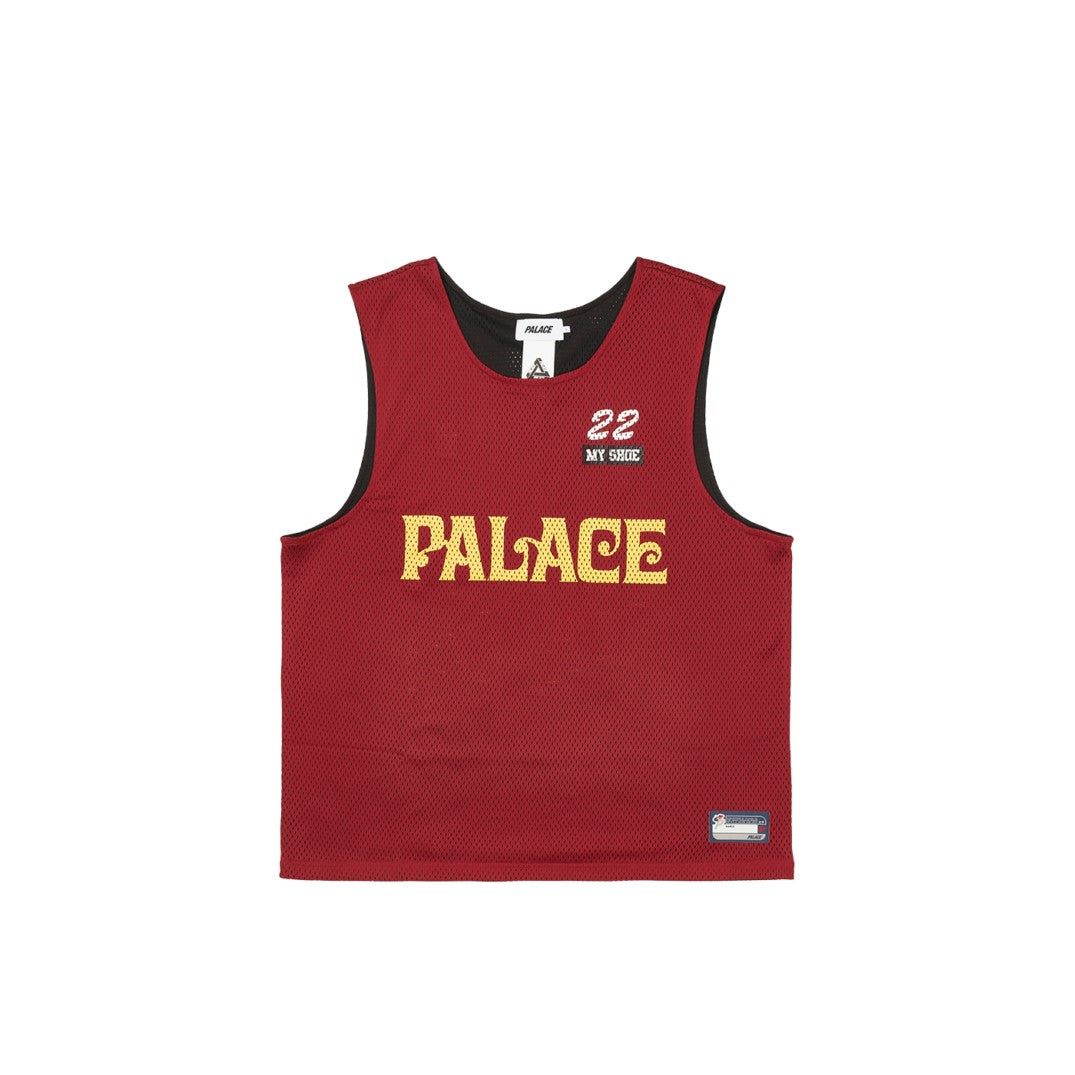 Palace Mesh Practice Vest Black / Red