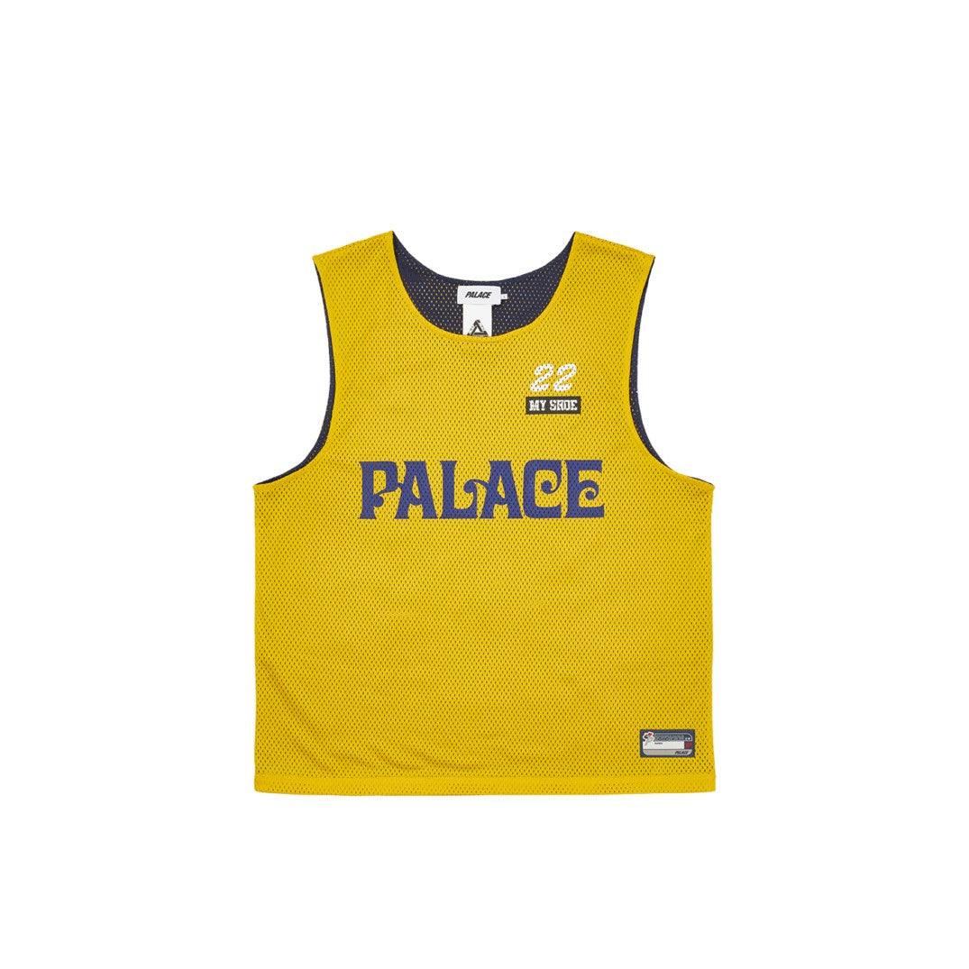 Palace Mesh Practice Vest Navy / Yellow