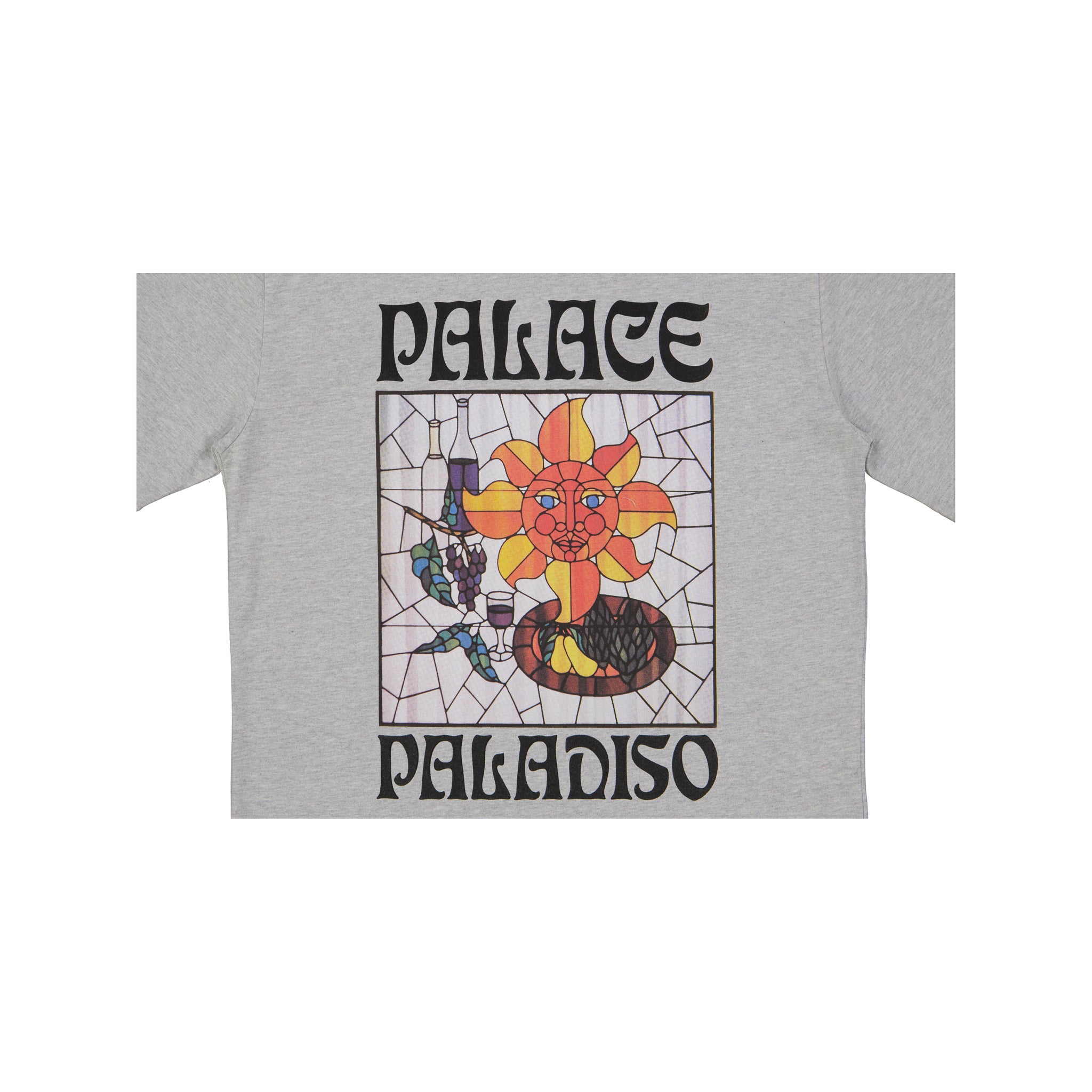 Palace Paladiso T-Shirt Grey Marl - SPRMRKT