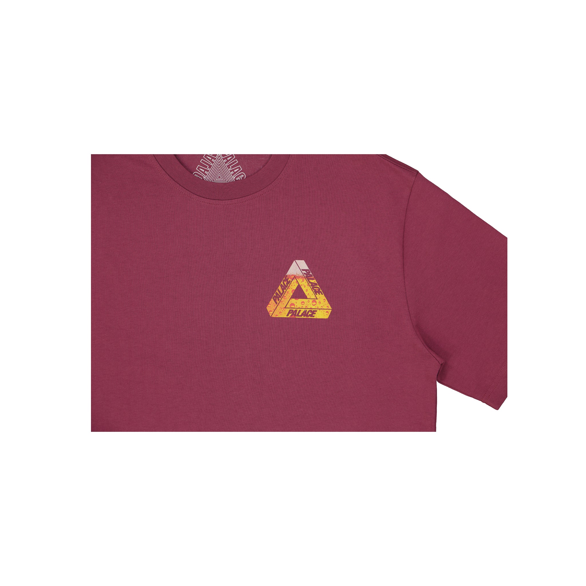 Palace Tri-Lager T-Shirt Wine - SPRMRKT